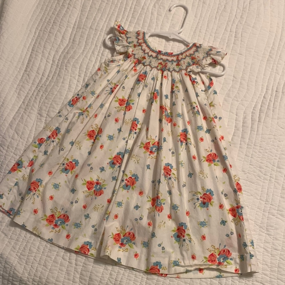 Simply Smock floral smocked dress size 24 months